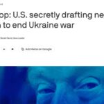 АҚШ ва Украина янгиланган тинчлик шартномаси лойиҳасини тайёрлади — Оқ уй