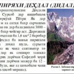 Тожикистонда Дидал музлиги тоғдан пастга силжиди