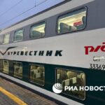 “Москва-Нижний Новгород” йўналишида янги “Буревестник” икки қаватли поезди қатнай бошлади 