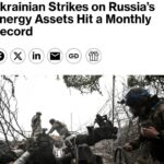 Украина Россиянинг нефт-газ объектларига зарбалар сони бўйича рекорд ўрнатди — Bloomberg 