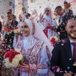 Ғазода оммавий тўй: элликдан ошиқ оила бир пайтда турмуш қурди