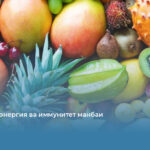 Мевалар: энергия ва иммунитет манбаи