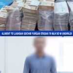 Сурхондарёда алиментдан қочиб юрган отадан 70 миллион сўм миқдоридаги қарздорлик тўлиқ ундирилди (Видеофакт)