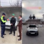 Машина устига чиқиб гилам реклама қилганларга чора кўрилди (Видео)