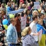 Венада Украинани қўллаб-қувватлашга қарши митинг ўтказилди