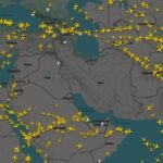 Эрон осмонида парвозлар деярли тўхтади