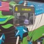Нью-Йорк метросида Ўзбекистон вагони