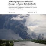 NYT: Украина Россиянинг баллистик ракеталари кўпайганидан хавотирда