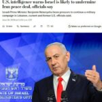 АҚШ разведкаси Нетаняҳу Эрон билан келишувни бузиши мумкинлигидан огоҳлантирди