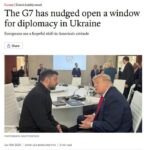 The Economist: АҚШ ва Украина фронт чизиғи бўйлаб урушни музлатиш имкониятини муҳокама қилмоқда