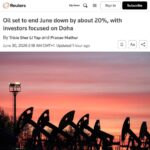 Жаҳон бозорида нефть нархлари Эрондаги ҳарбий амалиётлар бошланишидан аввалги даражагача пасайди, — Reuters