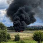 Звенигород яқинида қирувчи самолёт қулаб тушди