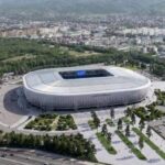 Олмаотада 45 минг томошабинга мўлжалланган янги стадион қурилиши бошланди