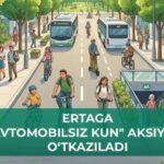 25 август куни Ўзбекистонда «Автомобилсиз кун» акцияси ўтказилади