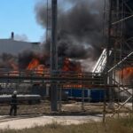 Қозоғистондаги йирик нефтни қайта ишлаш заводида ёнғин чиқди