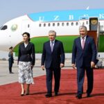 Ўзбекистон Президенти Бишкек шаҳрига келди