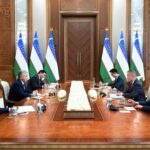 Шавкат Мирзиёев Хитой Коммунистик партияси Марказий қўмитаси Халқаро алоқалар бўлими мудири Лю Хайсинни қабул қилди