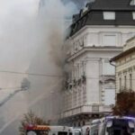 Россия дрони Киевдаги Украина Хавфсизлик хизмати биносига зарба берди