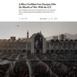 АҚШ разведкаси Эрон можарони давом эттириш режасида эканини аниқлади — The New York Times