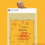 Трамп Нью-Мексико штатини «Нью-Америка» деб қайта номлашни таклиф қилди