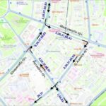 Тошкентда BRT йўлаги қурилиши сабабли 5 та автобус йўналиши вақтинча ўзгартирилди