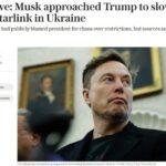 Илон Маск Трампга Украинада Starlink фаолиятини чеклашни таклиф қилган